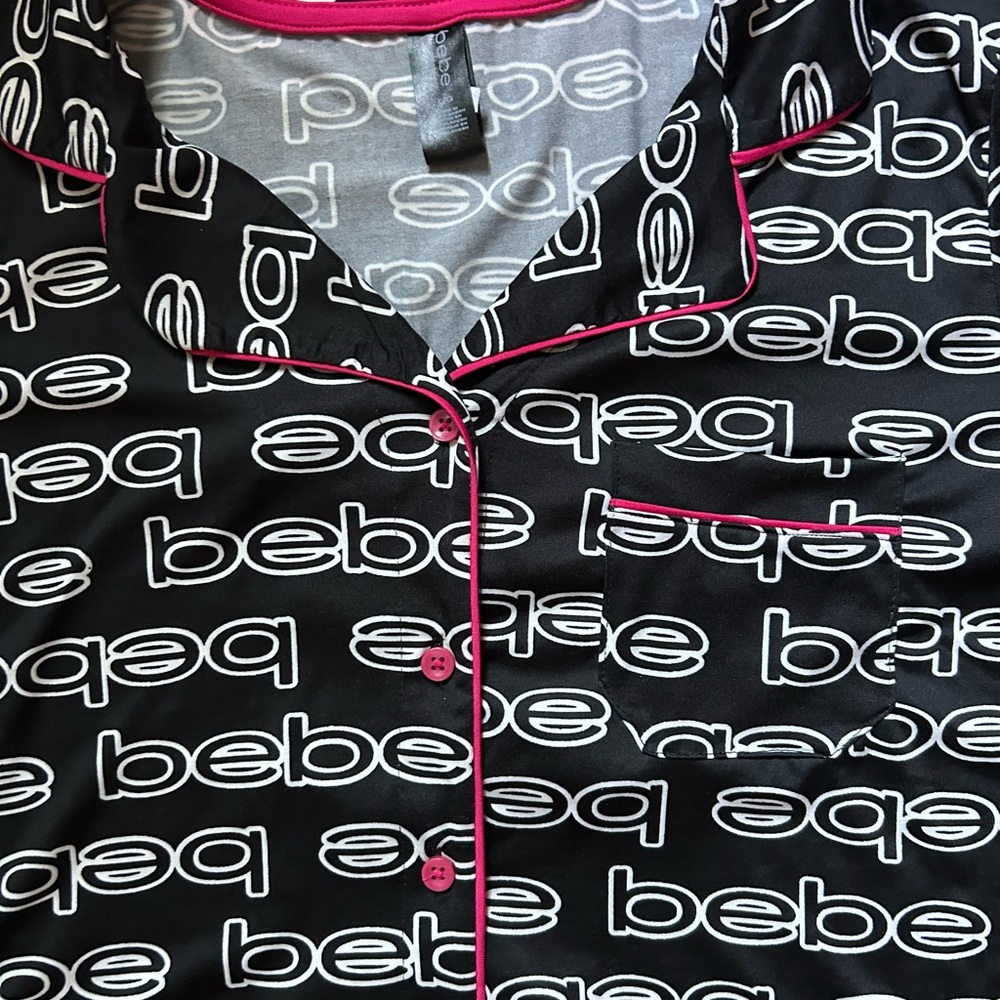 NWT Bebe Logo Print Loungewear - Picture 4 of 6